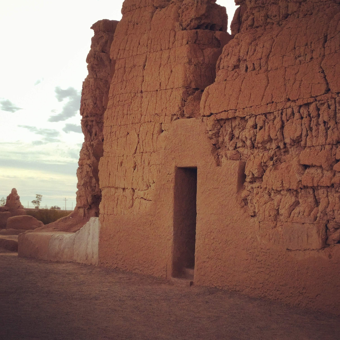 corner of Pueblo Grande mound