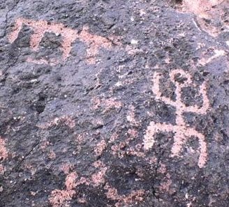 petroglyph panel in Deer Valley Petroglyph Preserve